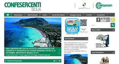 Desktop Screenshot of confesercentisicilia.it